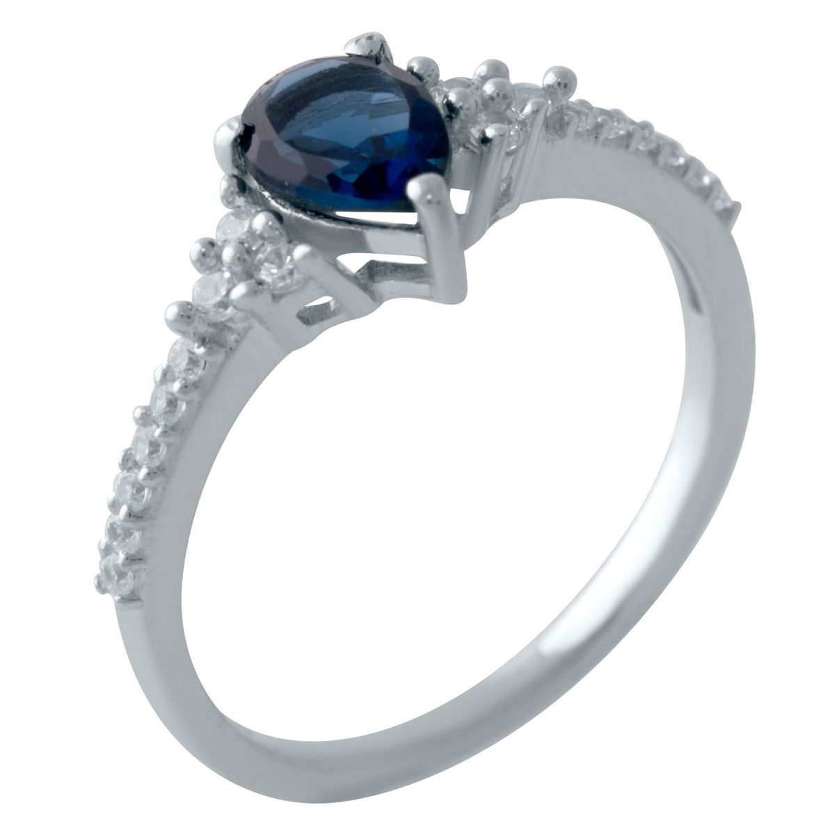 

Серебряное кольцо SilverLine с натуральным сапфиром 17 размер