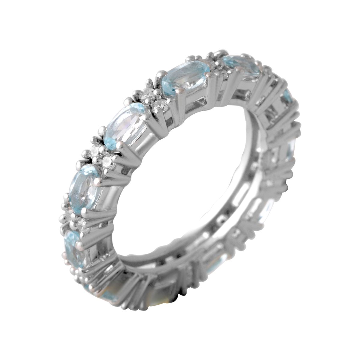 

Серебряное кольцо SilverLine с натуральным топазом 3.66ct 18 размер
