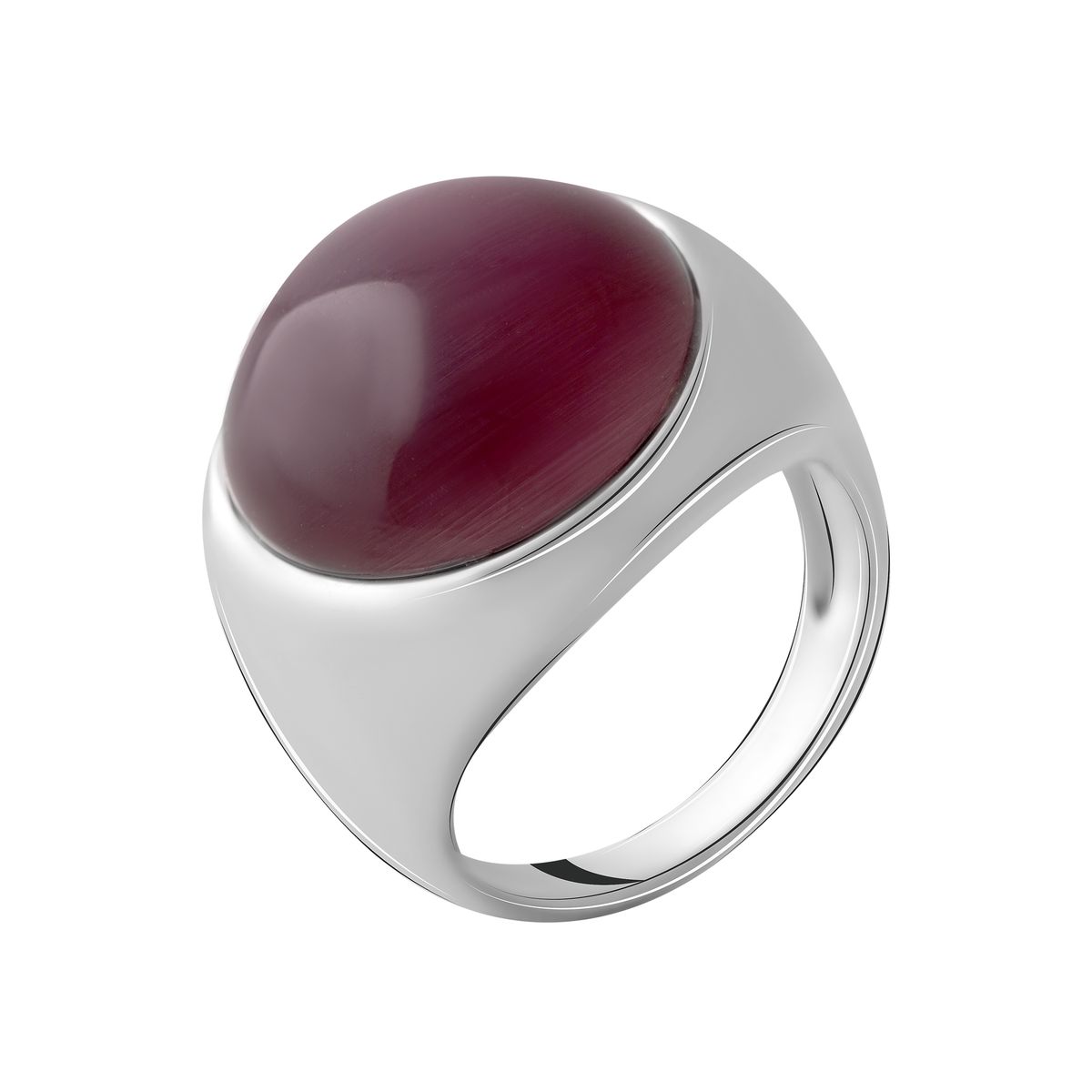 

Серебряное кольцо SilverLine с кошачим глазом 17.5 размер