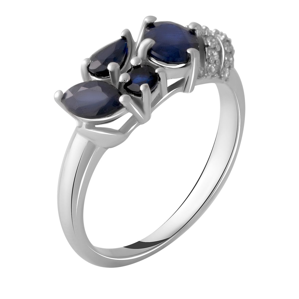 

Серебряное кольцо SilverLine с натуральным сапфиром 1.811ct 17.5 размер