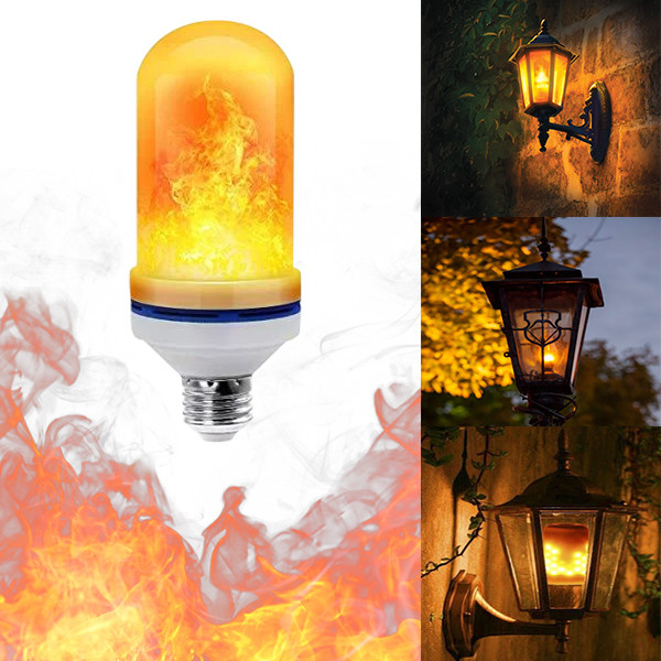 

Лампа LED Flame Bulb A+ с эффектом пламени огня E27 Белая