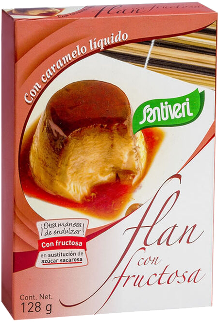 Ванильный пудинг Santiveri Flan With Fructose 128 г (8412170006119 ...