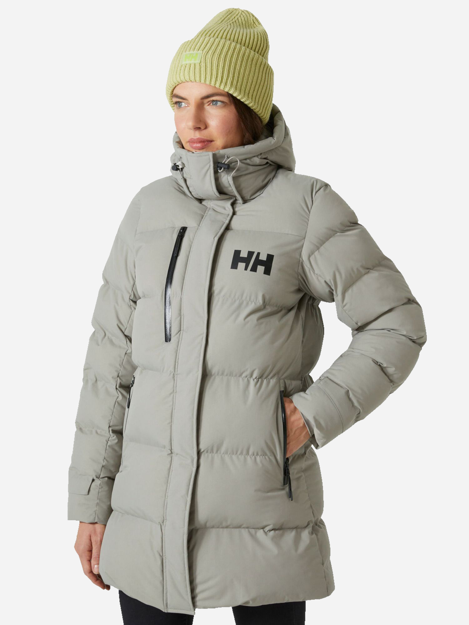 Акція на Куртка зимова жіноча Helly Hansen W Adore Puffy Parka 53205-885 XS Сіра від Rozetka