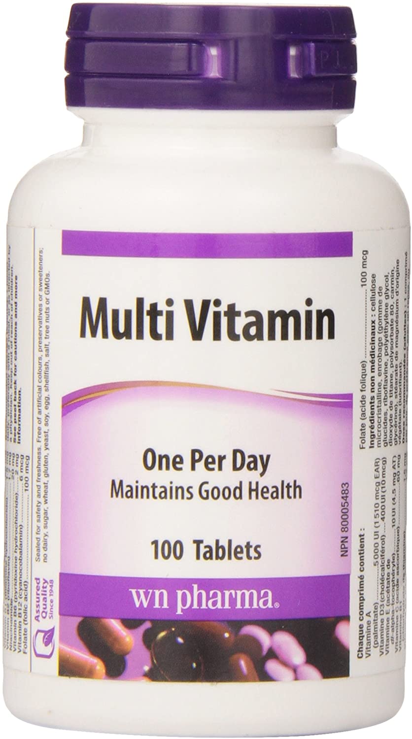 

Витамины Webber Naturals Multi Vitamin One Per Day 100 таблеток (4384302982)