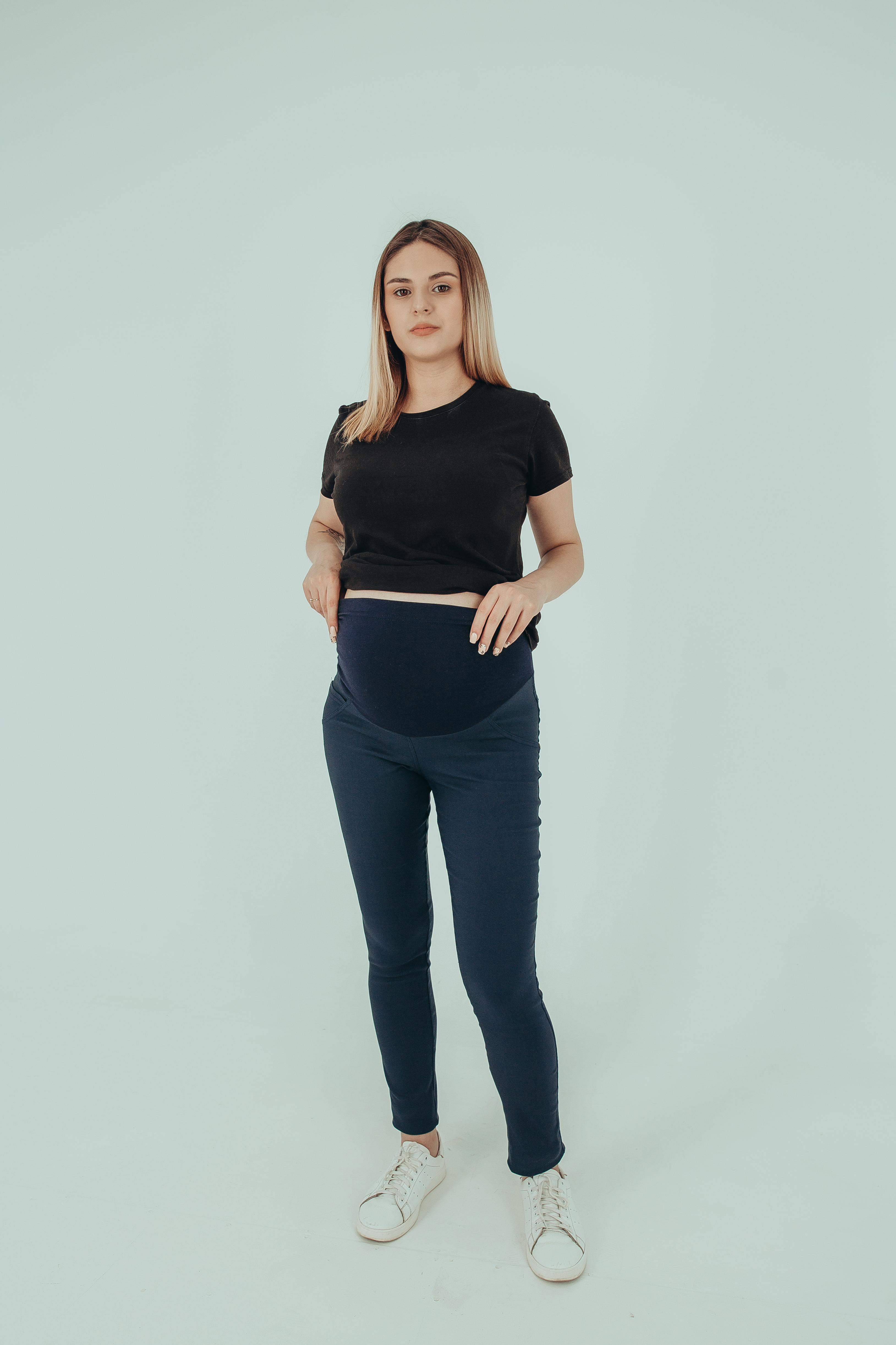 

Джегинсы для беременных утепленные Makosh.top XL Синий (М488-СXL+)
