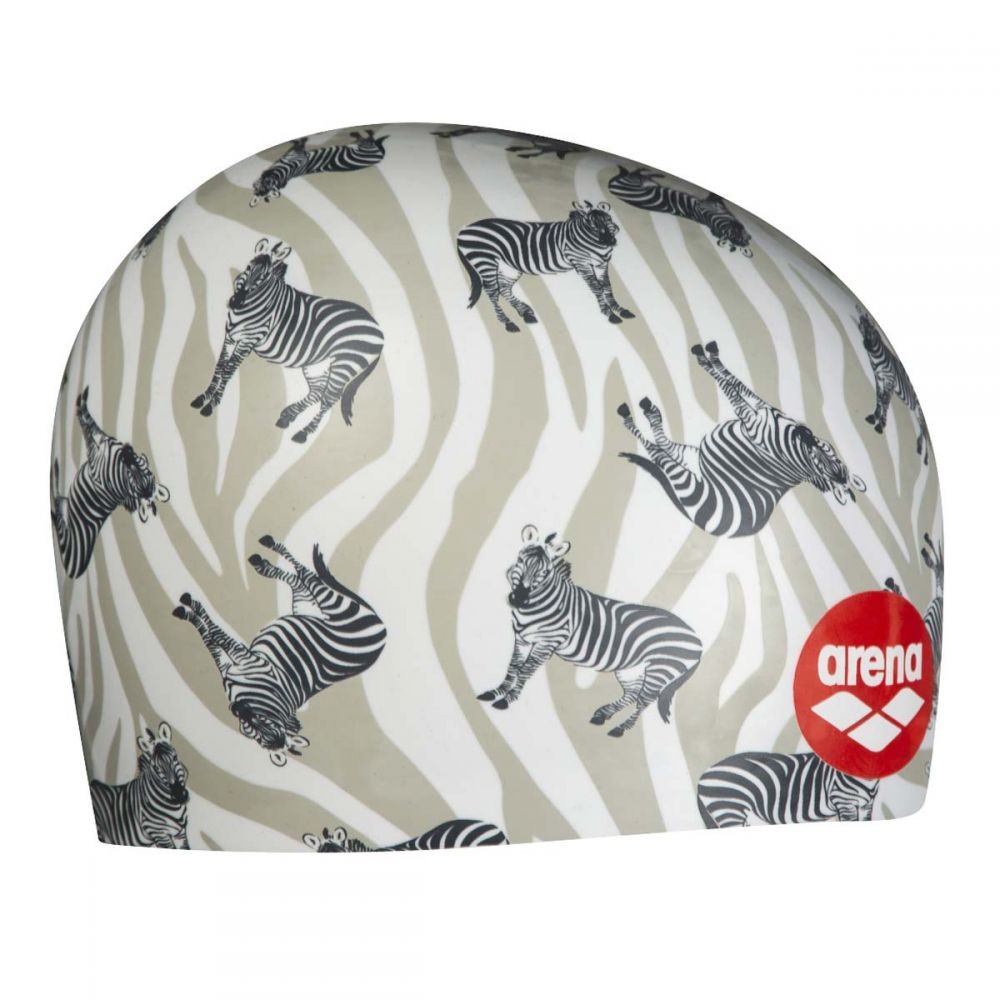 

Силиконовая шапочка для плавания Arena Poolish Moulded Zebras 1E774-217