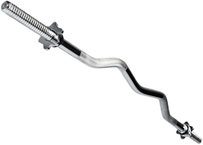 Гриф для штанги W-образный EasyFit EF-8061 1.2 м Ø 28 мм (56000440 ...