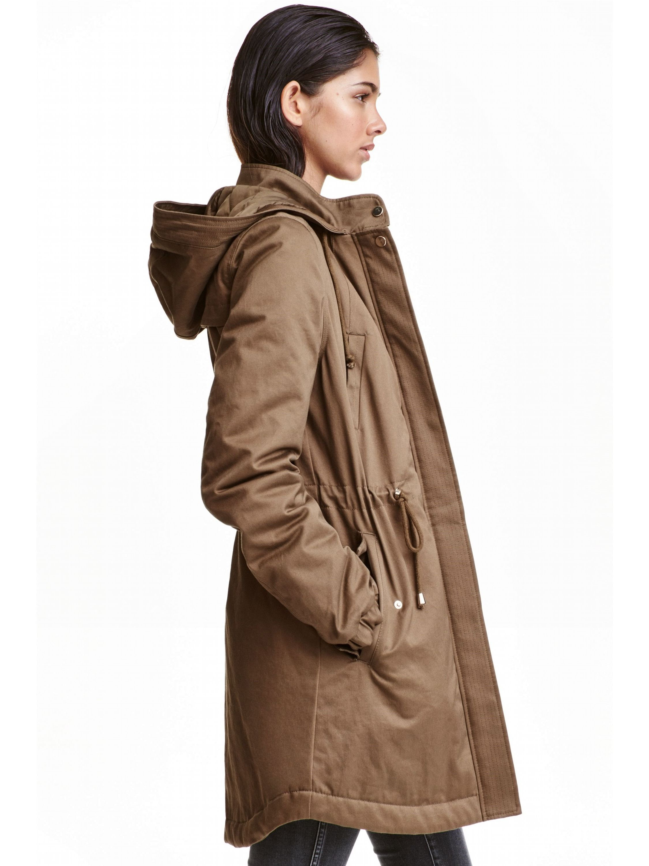 

Парка H&M 3934474 44 Коричневая