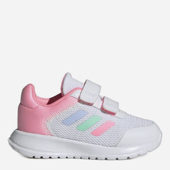 Акція на Дитячі кросівки для дівчинки Adidas Tensaur Run 2.0 CF HP6154 26 Білі від Rozetka