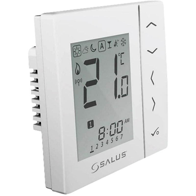 

Зональный терморегулятор беспроводной Salus VS10WRF 230В скрытого монтажа (белый)