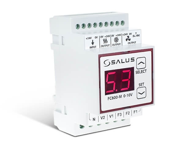 

Модуль 0 ... 10V FC600-M 0-10V Salus для терморегулятора фанкойлы FC600