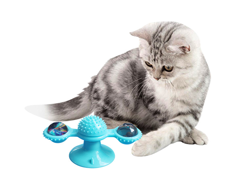 

Игрушка для кошек ВЕТРЯНАЯ МЕЛЬНИЦА с щеткой для зубов