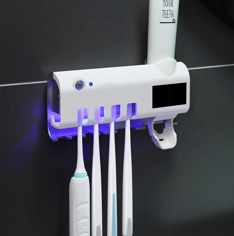 

Диспенсер для зубной пасты и щеток автоматический Toothbrush sterilizer (W-020) , УФ-стерилизатор os103558КП