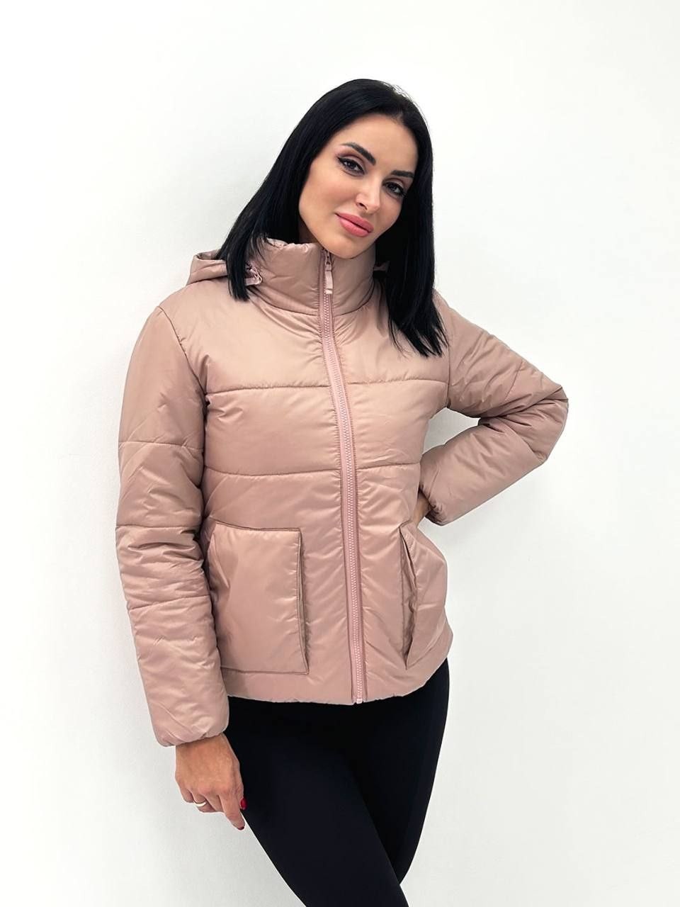 Демисезонная женская куртка Fashion с синтепоном 42/44 фрезовый от ...