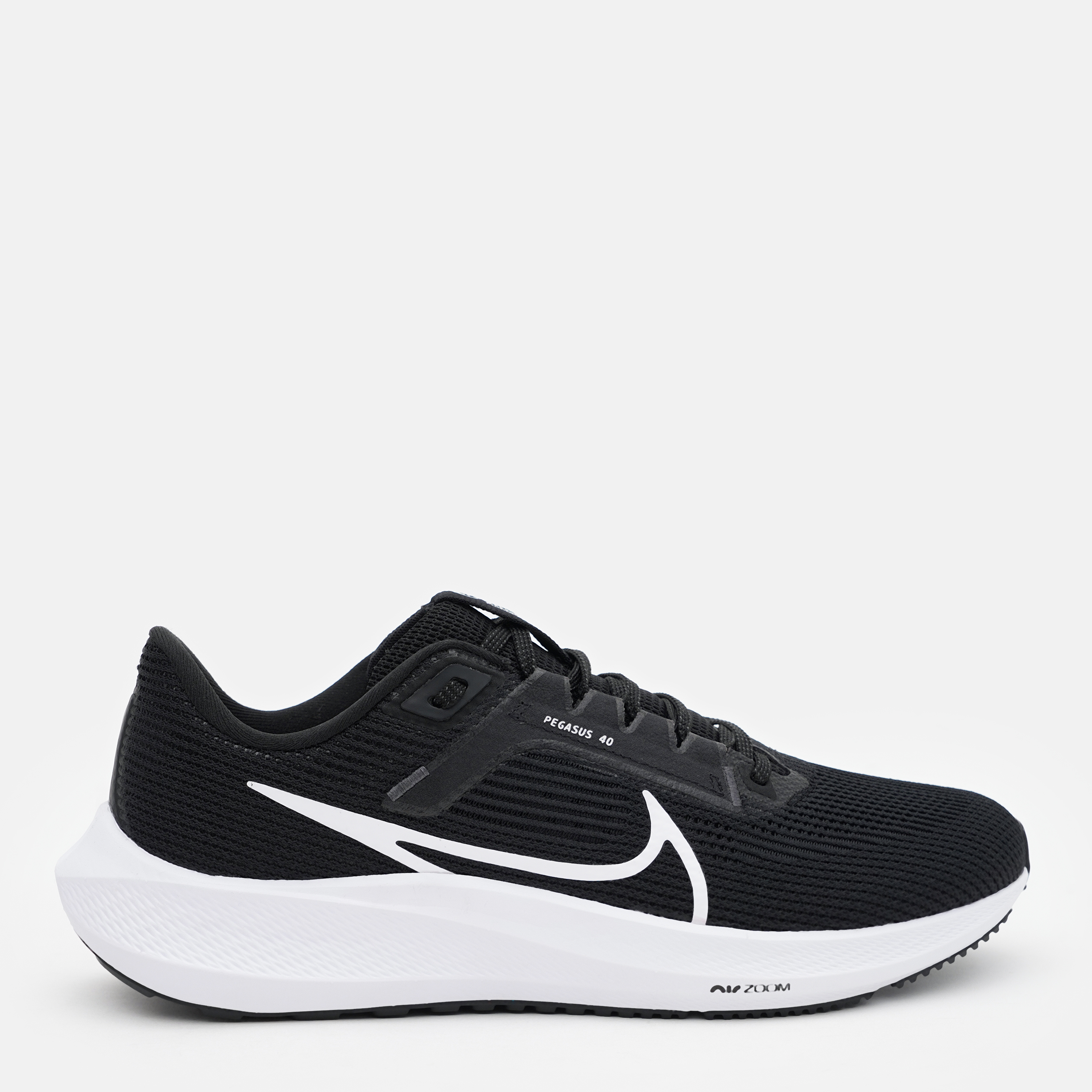 Акція на Чоловічі кросівки для бігу Nike Air Zoom Pegasus 40 DV3853-001 40 (7US) 25 см Black/White-Iron Grey від Rozetka