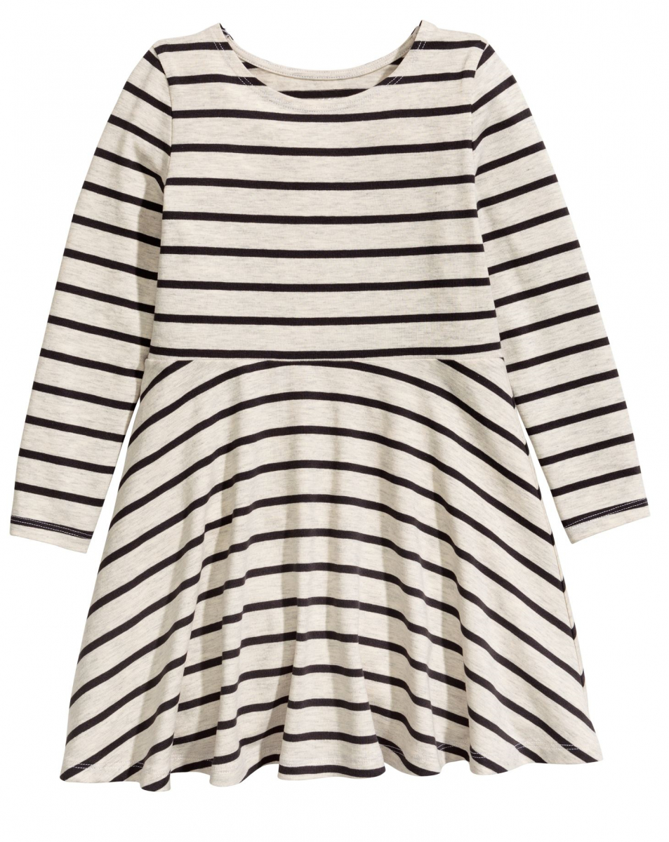 

Платье для девочки H&M 0453745010 134-140 СМ Серый 61966