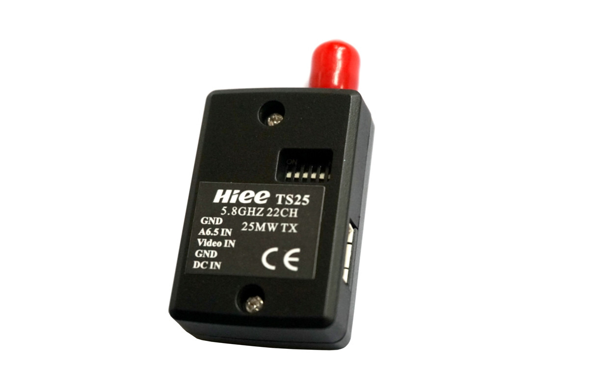 

Видеопередатчик микро HIEE 5.8GHz TS25 25mW 22 канала для FPV систем 350м (2722835518861)