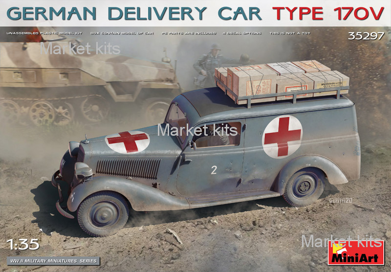 

Немецкий грузовой автомобиль Тип 170V 1:35 MINIART (MA35297)