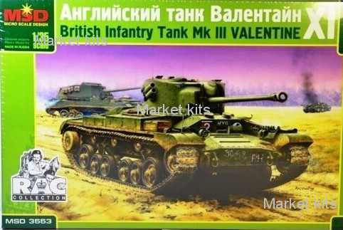 

Британский пехотный танк Mk.III Valentine IX 1:35 Micro Scale Design (MSD3553)