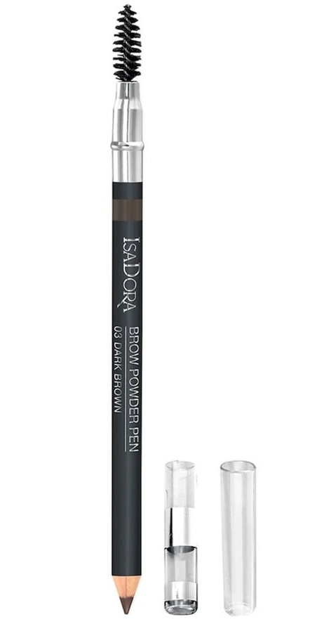 Карандаш для бровей IsaDora Brow Powder Pen 03 Dark Brown 1.1 г ...