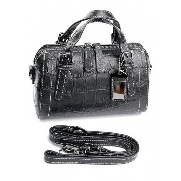 

Сумочка женская натуральная кожа Parse 10043-1 Black