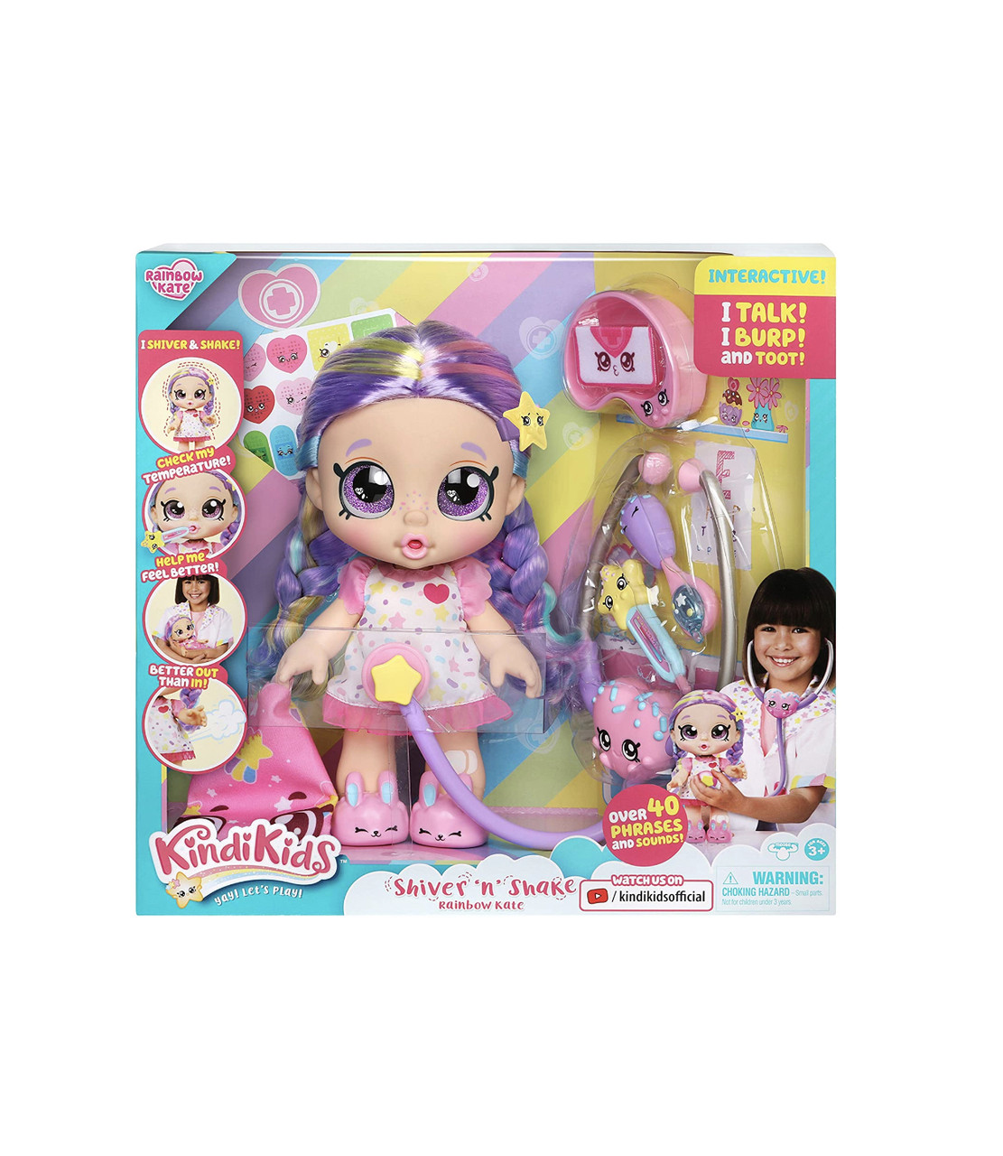 

Кукла интерактивная Kindi Kids Радужная Кейт Kинди Кидс