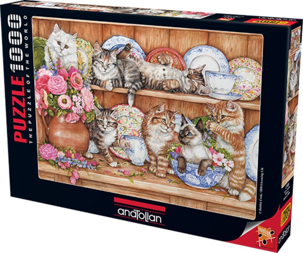

Пазл Anatolian Котята 1000 Эл. Размер 48X66 см (3158)