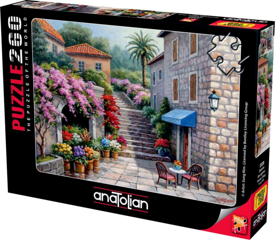 

Пазл Anatolian Весенний Цветочный Магазин 260 Эл. Размер 48X33 см (3329)