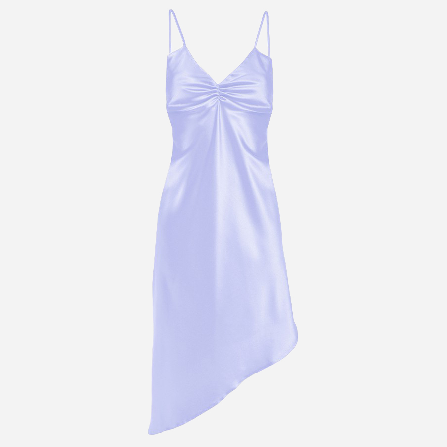 Акція на Нічна сорочка DKaren Slip Daria XS Light Blue від Rozetka