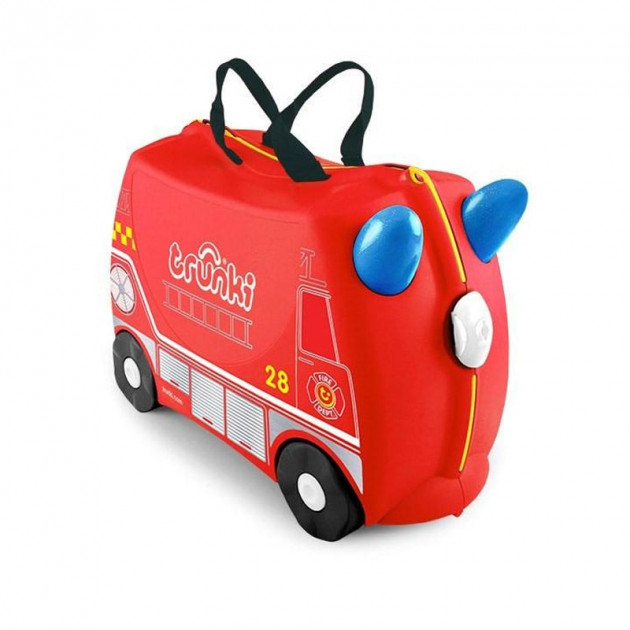 

Детский Чемоданчик Trunki (пожарный Frank) на колесиках до 50 кг Красный