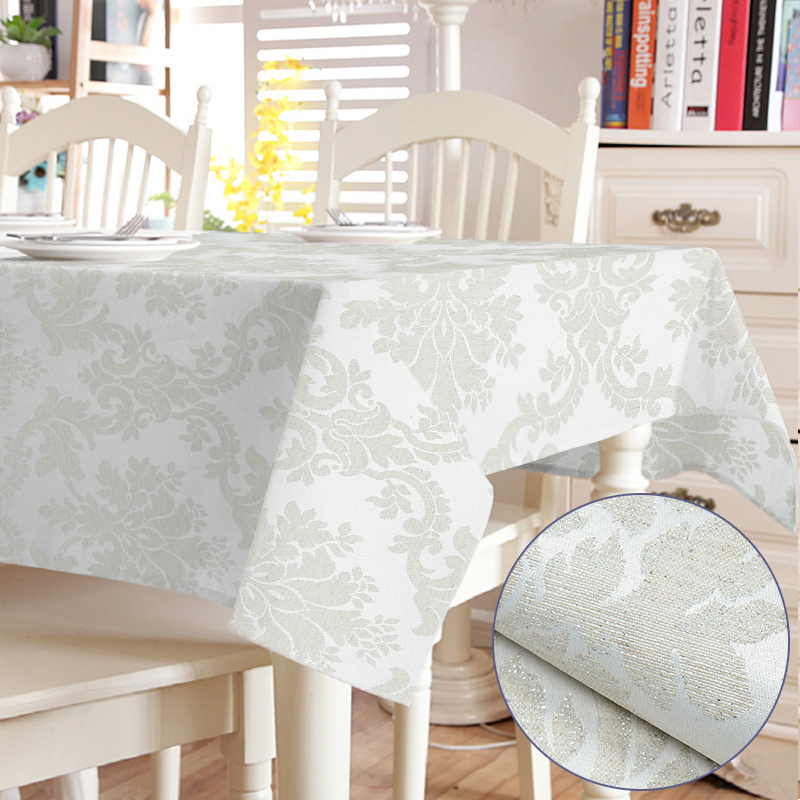 

Скатерть с акриловым покрытием Time Textile Louvre Bury (люрекс) Молочный TT164661 140x240