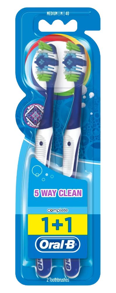 Набор зубных щеток Oral-B Complete 5 Way Clean Duo 2 шт (3014260111847 ...