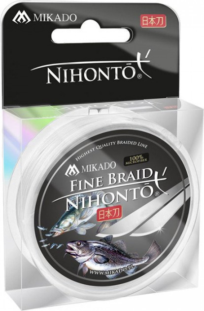 

Шнур рыболовный Mikado Nihonto Fine Braid 150м 0,06мм 3,25кг white