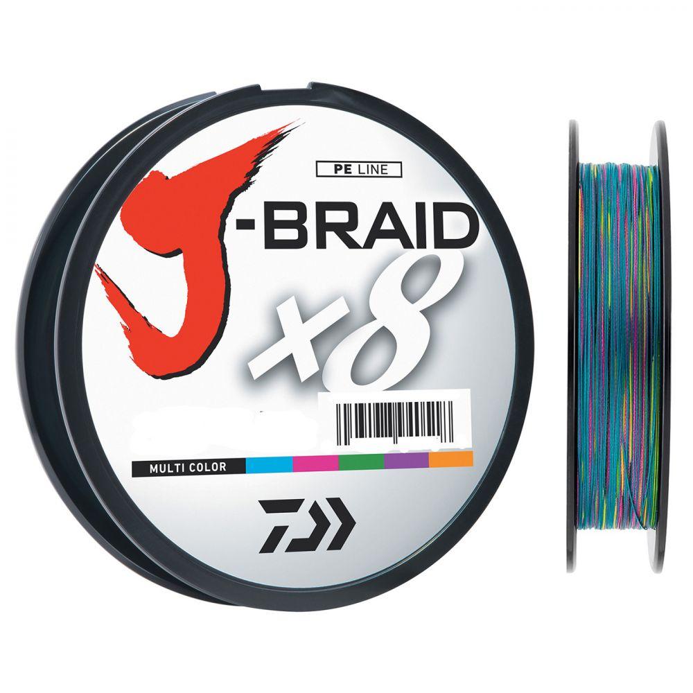 

Шнур рыболовный Daiwa J-Braid X8 36 кг 0.35 мм - 300 м Multi Color