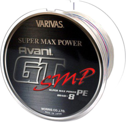 

Шнур рыболовный Varivas Avani GT SMP 600 м #12 170lb