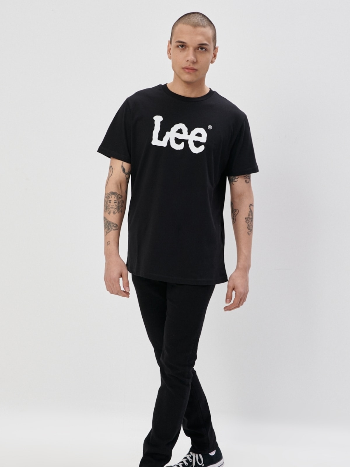 Футболка мужская Lee L65QAI 2XL Black (8682344155398) – в интернет ...