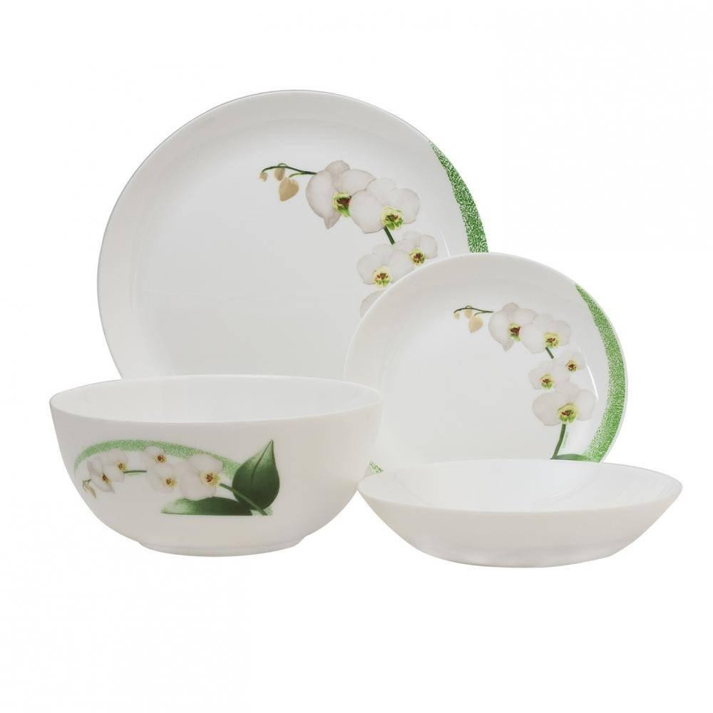 

Столовый сервиз Luminarc Diwali White Orchid 19 предметов