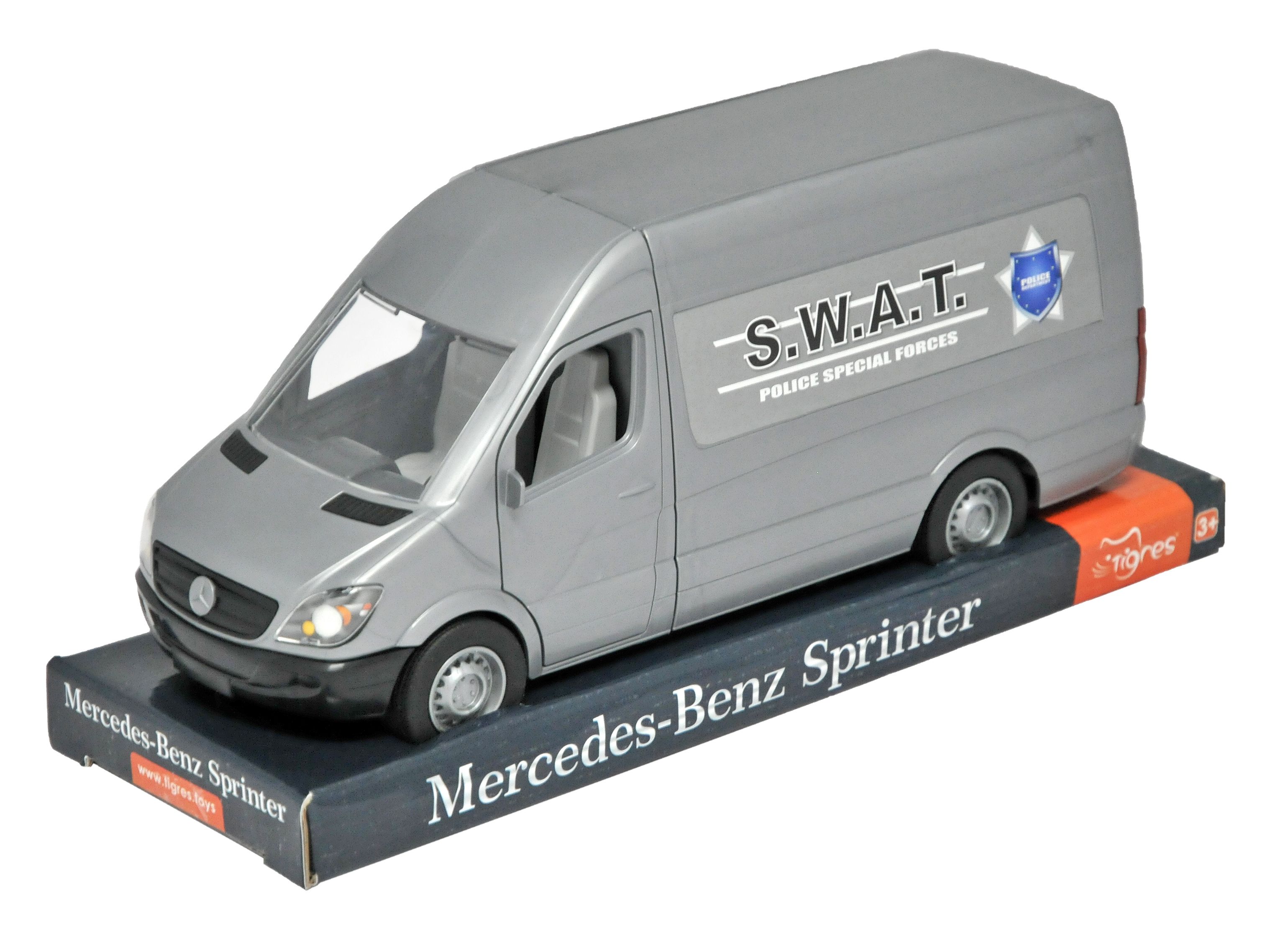 Автомобиль Mercedes-Benz Sprinter грузовой Серый на планшетке Tigres ...