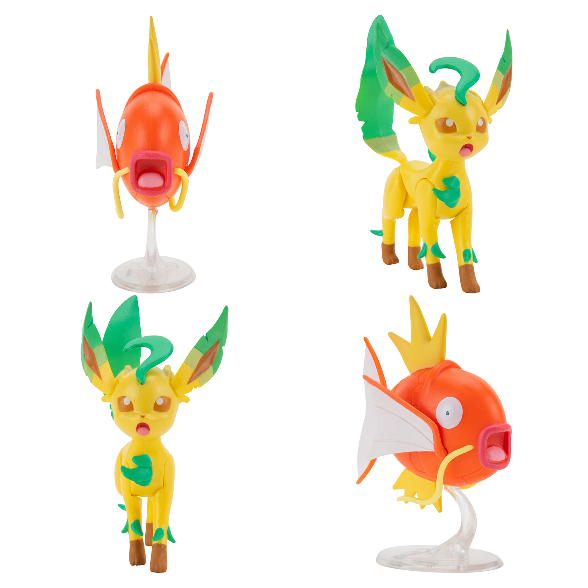 Pokemon - Kit 8 Figuras de Batalha - Pikachu, Abra, Leafeon, Magalu  Empresas