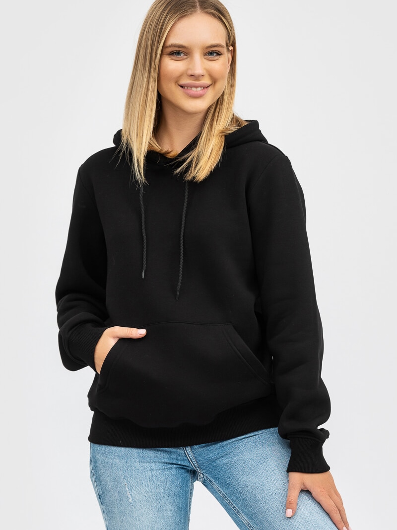 Акція на Худі тепле жіноче Ray Basic U0401W XXL Black від Rozetka