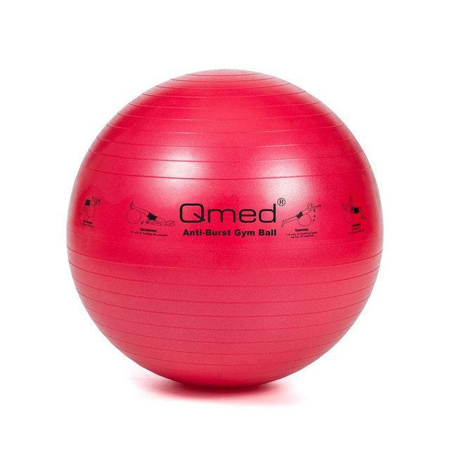 

Гимнастический мяч ABS GYM BALL 55 см цвет красный Qmed КМ-14