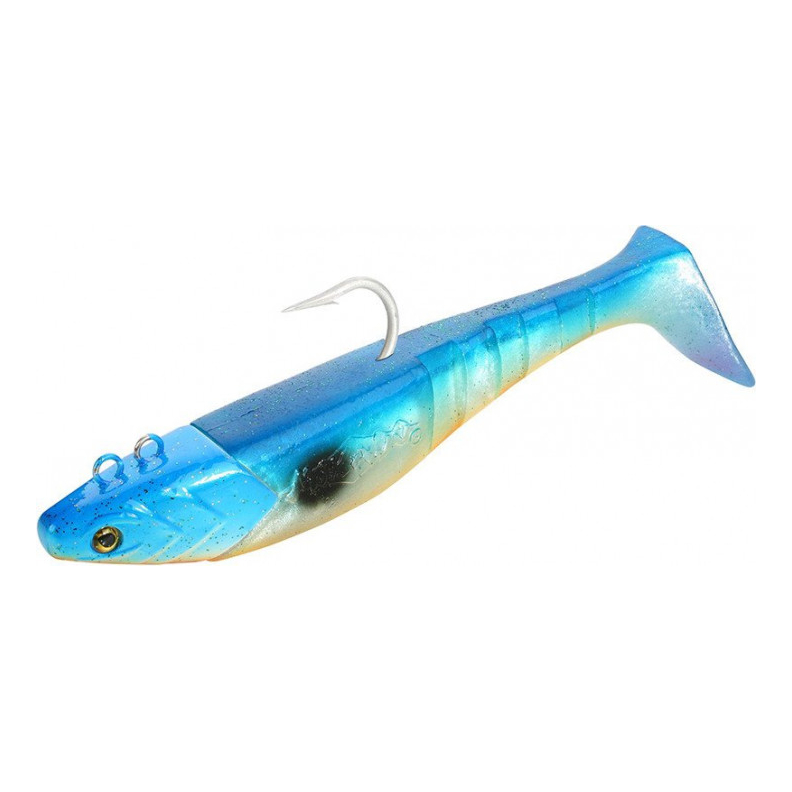 

Виброхвост огруженный Mikado Norway Quest Giant Fishhunter 17cm 210g 2шт цвет-06 (PMGFS-17-06)