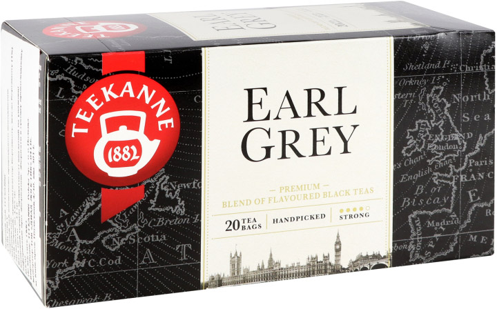 Черный чай Teekanne Earl Grey Tea 1.65 г х 20 пакетов (5901086200153 ...