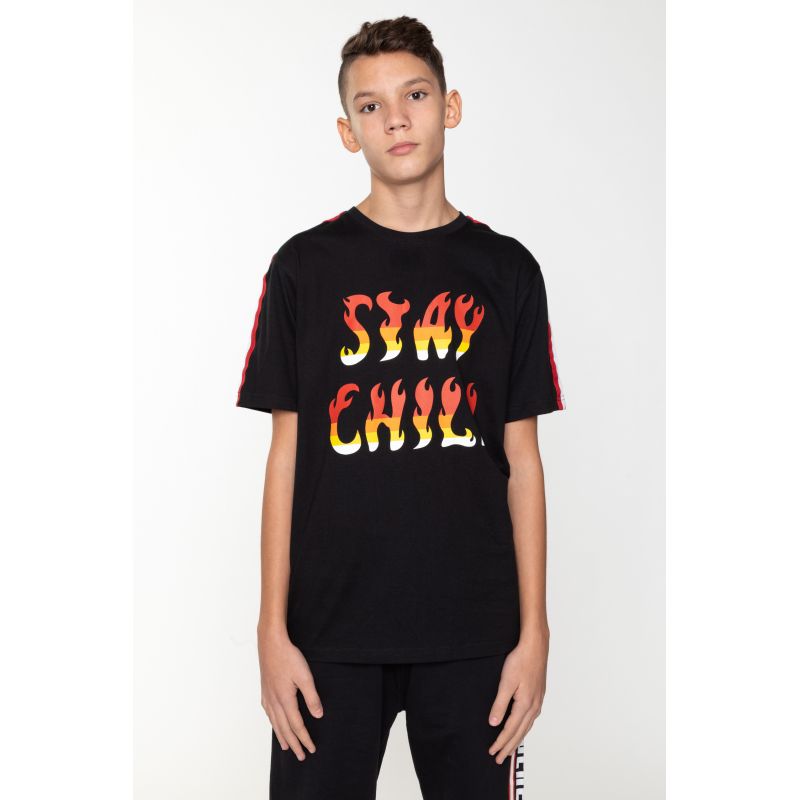 

Футболка с коротким рукавом "STAY CHILL" REPORTER YOUNG 134 см Черный 044011/100