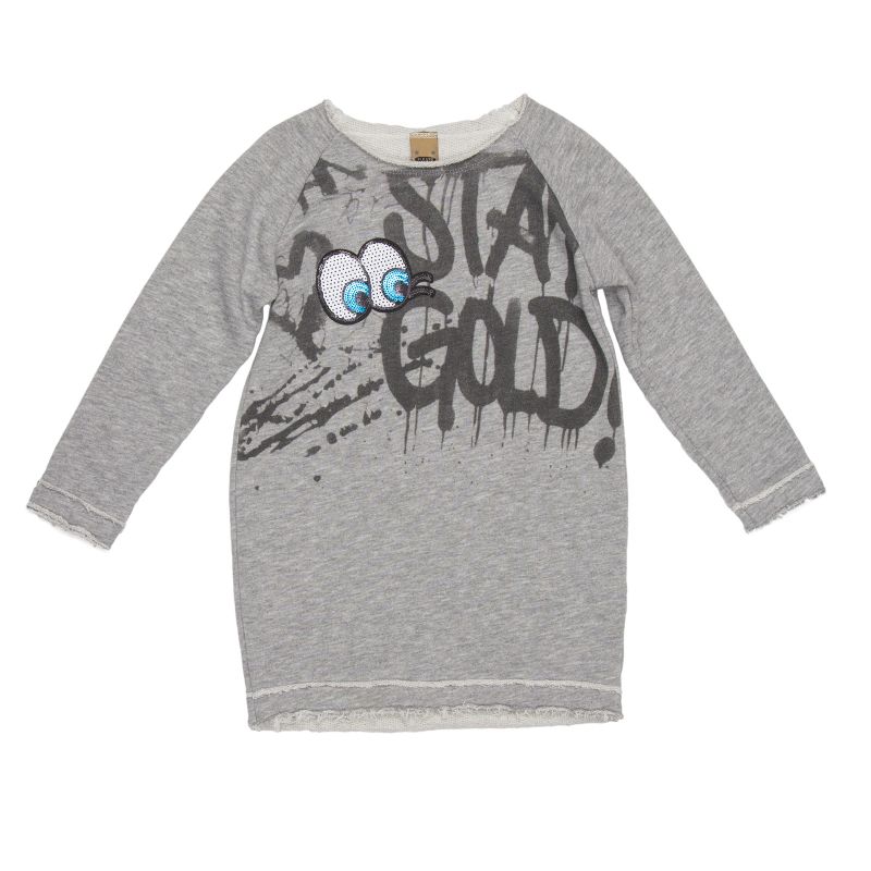 

Платье с пайетками PLEASE kids 162 см Серый AB07040G/0103