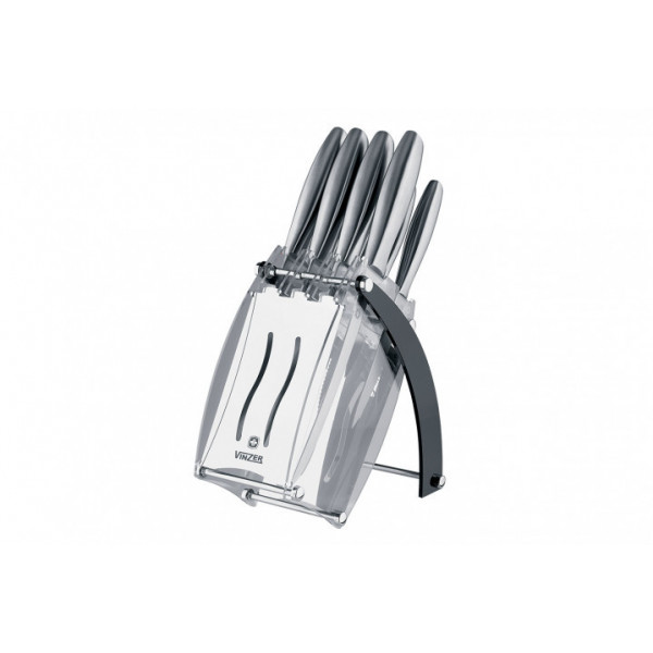 

Набор ножей на подставке Vinzer Razor 9 предметов (VZ-50112)