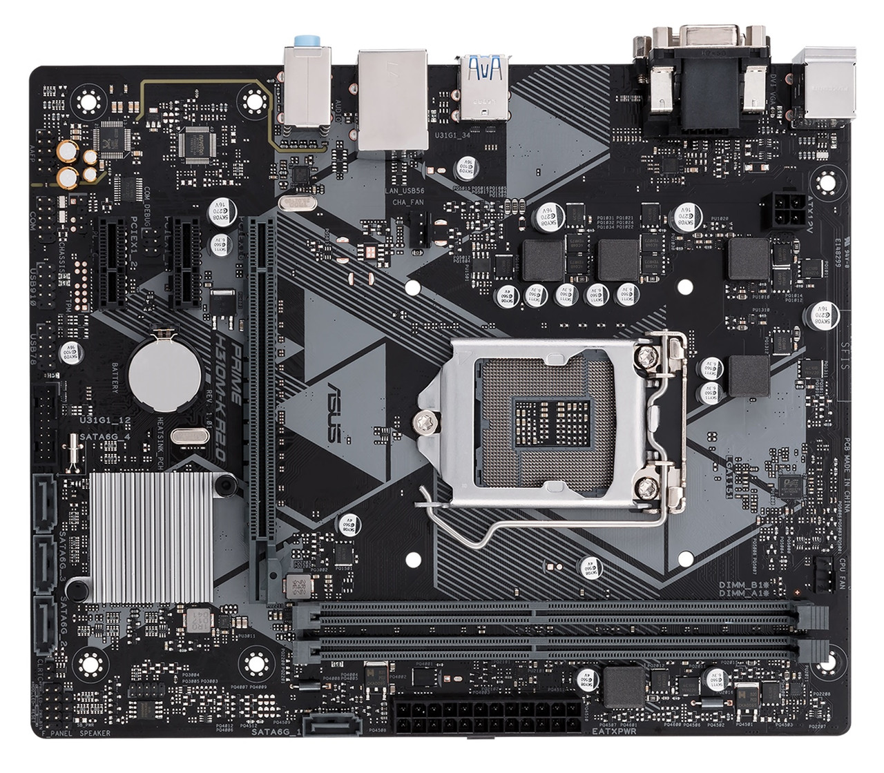 Материнская плата ASUS H310M-K (s1151 v2, Intel H310, PCI-Ex16) OEM ...