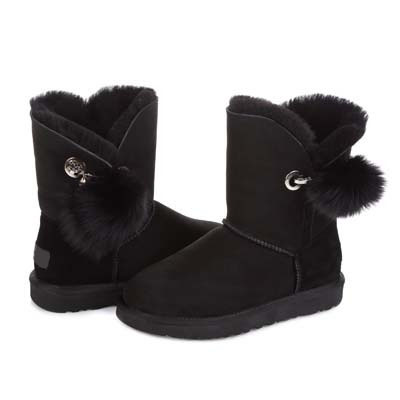 

Угги Женские с помпоном Irina 1017502 Black-36