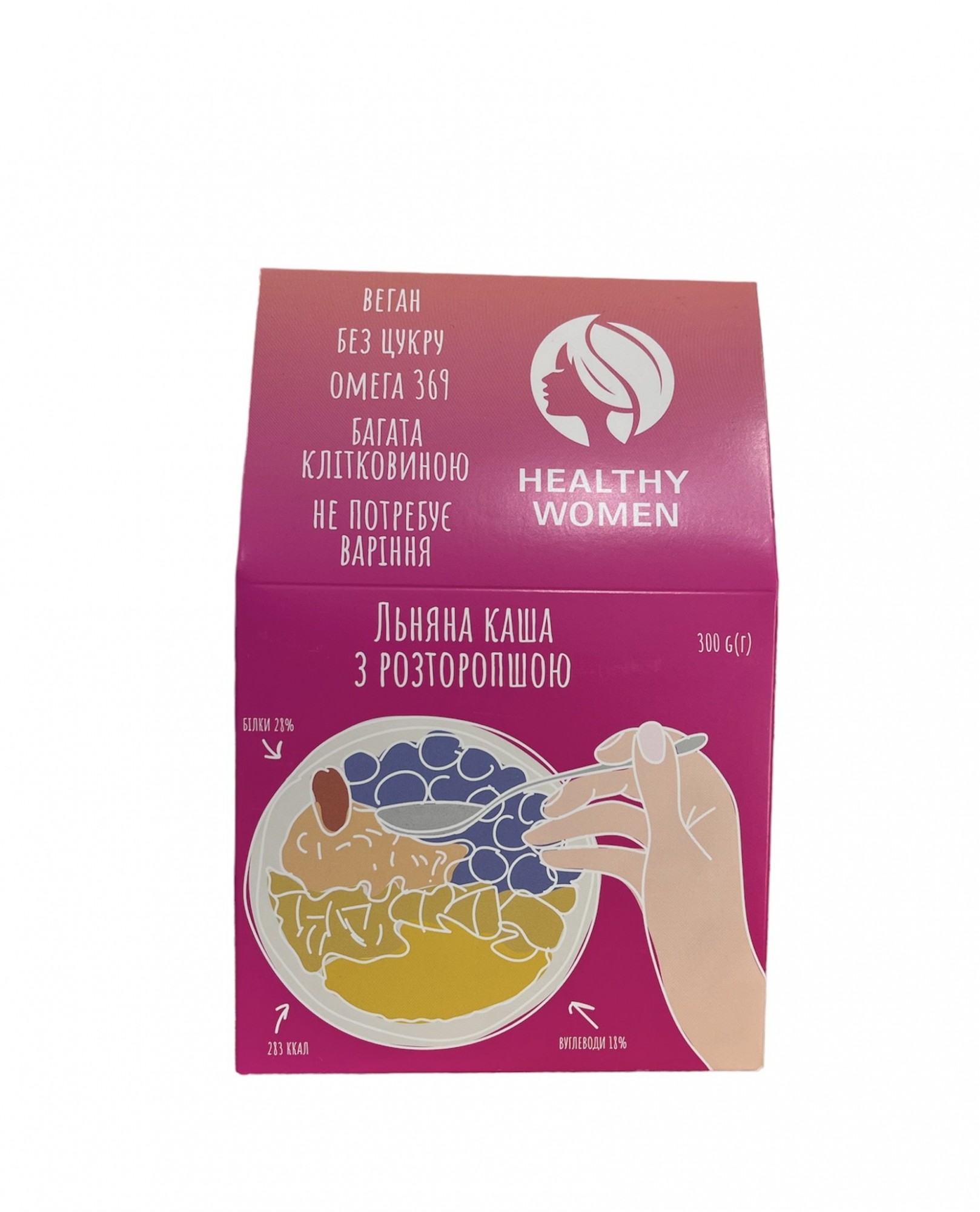 Льняна каша Healthy Women з розторопшою 300 г (4820230940091) від ...