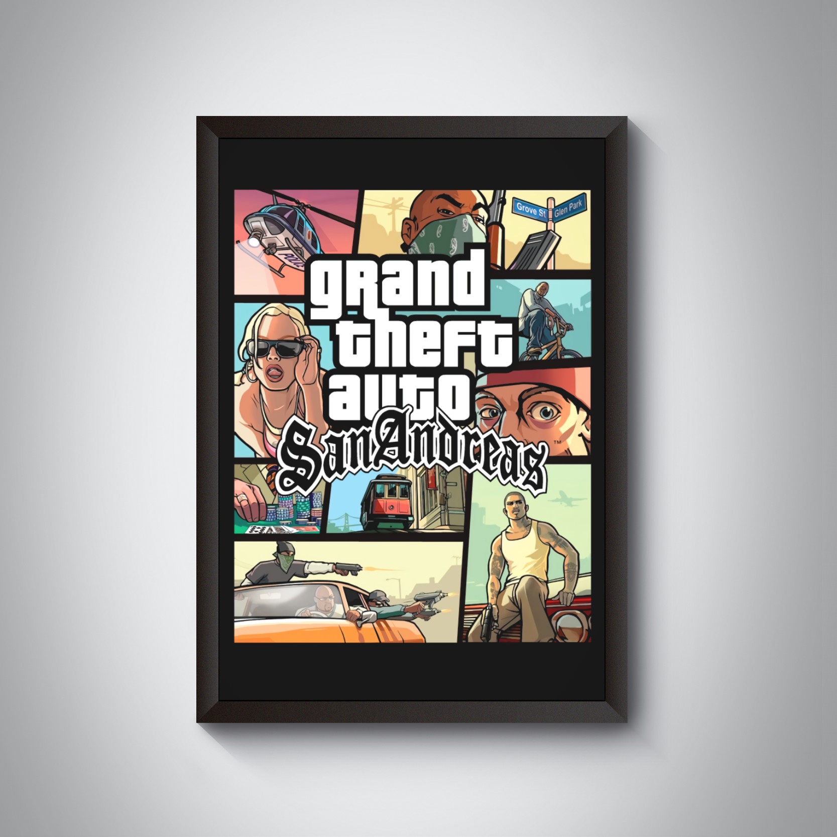 Набор постеров GTA / ГТА / Grand Theft Auto / San Andreas, Vice City, GTA  1, GTA 2, GTA 3, GTA 4, GTA 5 – фото, отзывы, характеристики в  интернет-магазине ROZETKA от